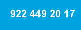922 449 20 17